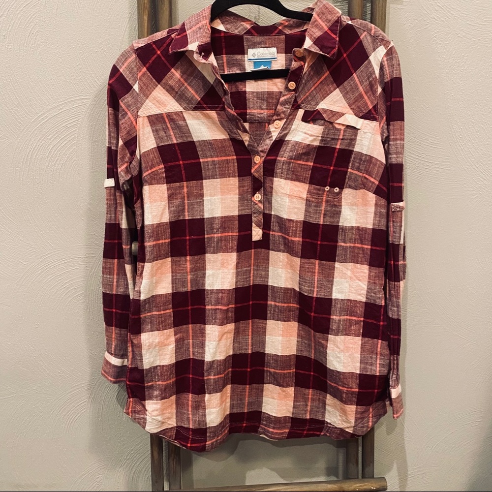 Columbia Plaid Pullover Tunic